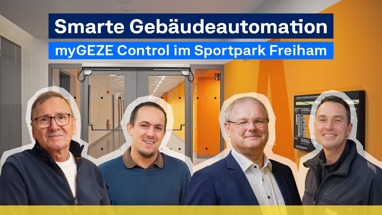 Smarte Gebäudeautomation im Sportpark Freiham | myGEZE Control und myGEZE Visu 