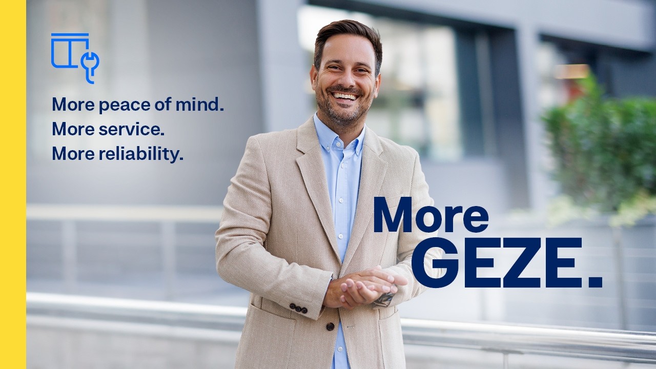 GEZE prevents downtime for you – Secure your service contract today! 
